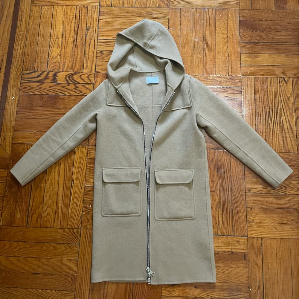 Sandro tan wool jacket